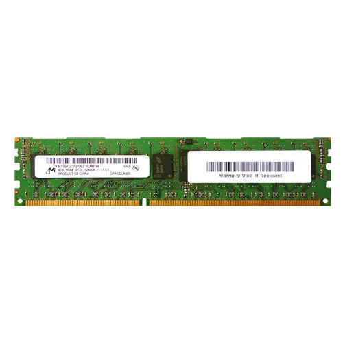 MT18KSF51272PZ-1G6M1HF Micron 4GB DDR3-1600MHz PC3-12800 ECC Registered RDIMM CL11 1Rx4 1.35V 240-Pin Memory Module