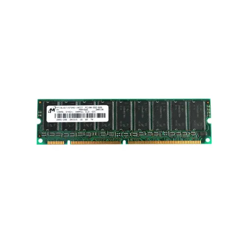 MT18LSDT1672AG-10EC7 - Micron 128MB 100MHz PC100 ECC Unbuffered CL2 168-Pin DIMM 3.3V Memory Module