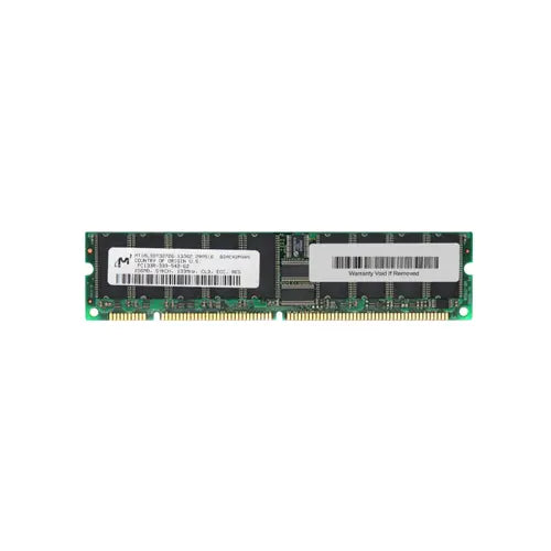 MT18LSDT3272G-133G2 - Micron 256MB SDRAM 133MHz PC133 ECC Registered CL3 168-Pin DIMM Single Rank Memory Module