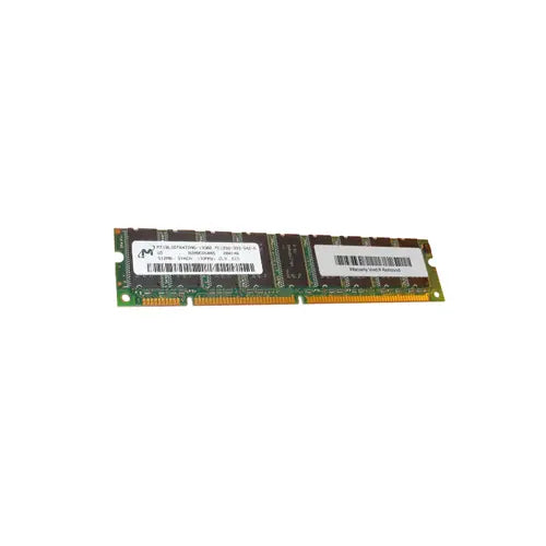 MT18LSDT6472AG-133B2 - Micron 512MB 133MHz PC133 ECC Unbuffered CL3 168-Pin UDIMM 3.3V Rank Memory Module