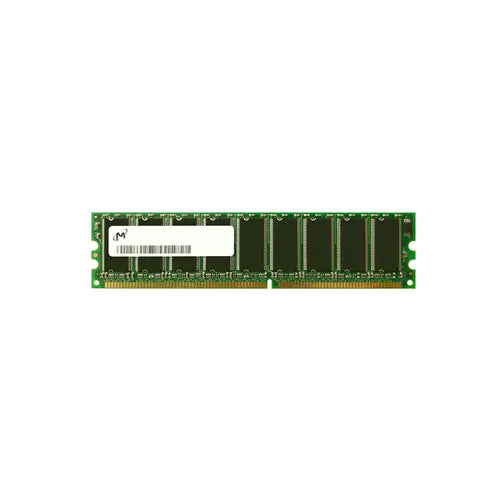 MT18VDDT6472AG-40 - Micron 512MB DDR-400MHz PC3200 ECC Unbuffered CL3 184-Pin DIMM Memory Module
