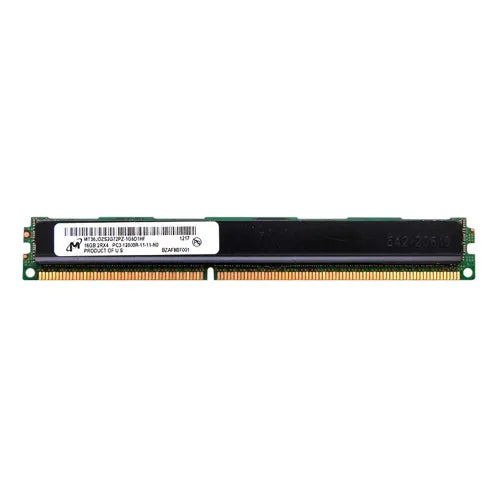 MT36JDZS2G72PZ-1G6D1HF Micron 16GB DDR3-1600MHz PC3-12800 ECC Registered VLP RDIMM CL11 2Rx4 1.5V 240-Pin Memory Module
