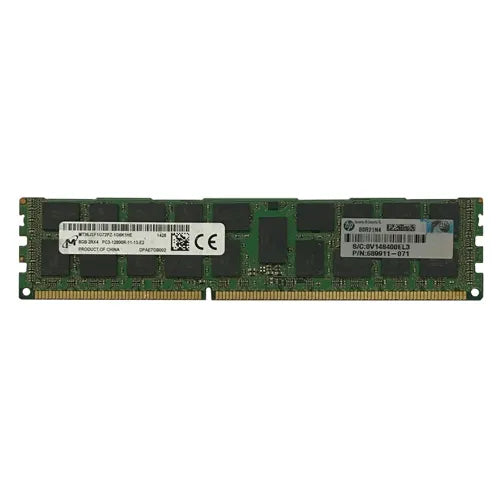 MT36JSF1G72PZ-1G6K1HE Micron 8GB DDR3-1600MHz PC3-12800 ECC Registered RDIMM CL11 2Rx4 1.5V 240-Pin Memory Module