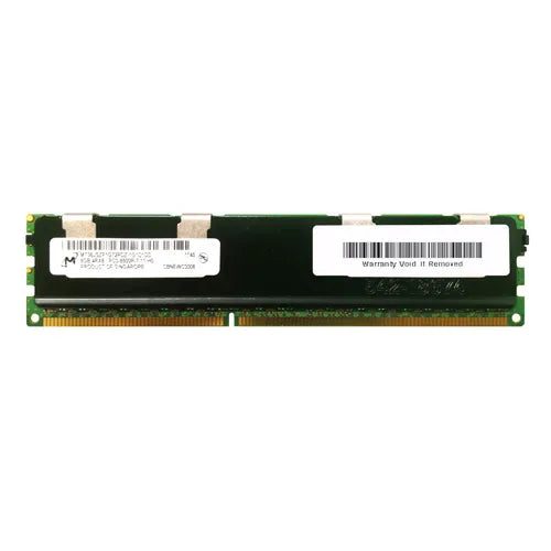 MT36JSZF1G72PDZ-1G1D1DD Micron 8GB DDR3-1066MHz PC3-8500 ECC Registered RDIMM CL7 4Rx8 1.5V 240-Pin Memory Module