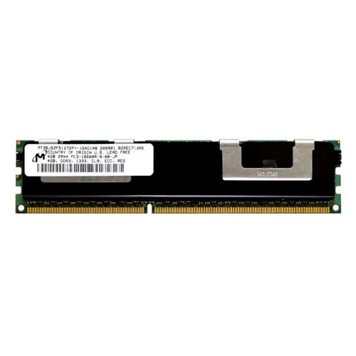 MT36JSZF51272PY-1G4D1AB Micron 4GB DDR3-1333MHz PC3-10600 ECC Registered RDIMM CL9 2Rx4 1.5V 240-Pin Memory Module