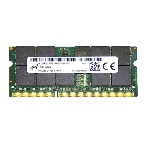 MT36KSS2G72RHZ-1G6E1HE Micron 16GB DDR3-1600MHz PC3-12800 ECC Registered SODIMM CL11 4Rx8 1.35V 204-Pin Memory Module