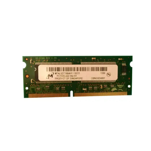 MT4LSDT1664HY-13ED1 - Micron 128MB 133MHz PC133 non-ECC Unbuffered CL2 144-pin SoDimm Memory Module