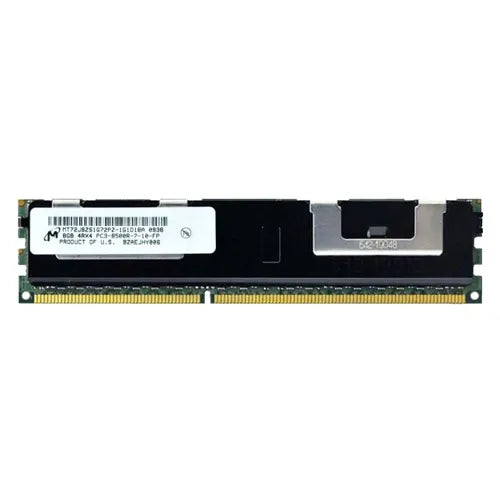 MT72JSZS1G72PZ-1G1D1BA Micron 8GB DDR3-1066MHz PC3-8500 ECC Registered RDIMM CL7 4Rx4 1.5V 240-Pin Memory Module