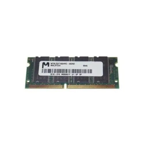 MT8LSDT1664HG-662B2 - Micron 128MB 66MHz PC66 144-Pin SODIMM Memory Module