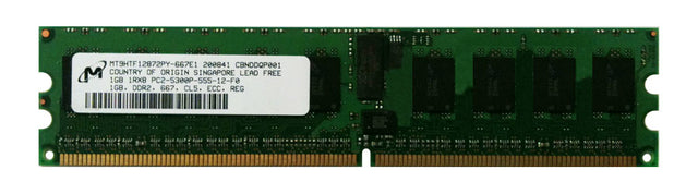 3D-13D246R10945-1G 1GB Module DDR2 PC2-5300 CL=5 Registered ECC DDR2-667 Single Rank 1.8V 128Meg x 72 for Tyan S8212 (S8212GM3NR) Motherboard n/a