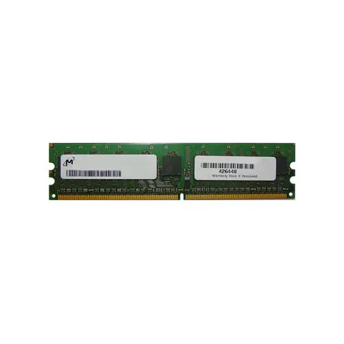 MT9HTF6472AY-800 - Micron 512MB DDR2-800MHz PC2-6400 ECC Unbuffered CL6 240-Pin DIMM Single Rank Memory Module