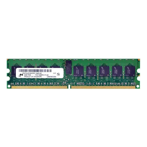 MT9JSF25672PZ-1G4D1AD Micron 2GB DDR3-1333MHz PC3-10600 ECC Registered RDIMM CL9 1Rx8 1.5V 240-Pin Memory Module