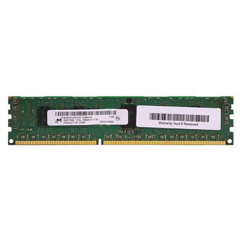 MT9KSF25672PZ-1G4M1HG Micron 2GB DDR3-1333MHz PC3-10600 ECC Registered RDIMM CL9 1Rx8 1.35V 240-Pin Memory Module