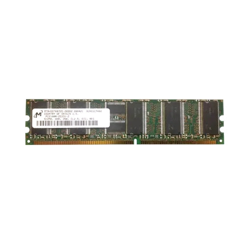 MT9VDDT6472G-265D2 Micron 512MB DDR-266MHz PC2100 ECC Registered RDIMM CL2.5 1Rx8 2.5V 184-Pin Memory Module