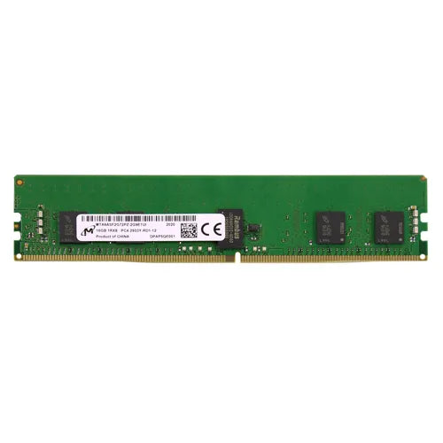 MTA9ASF2G72PZ-2G9E1 Micron 16GB DDR4-2933MHz PC4-23400 ECC Registered RDIMM CL21 1Rx8 1.2V 288-Pin Memory Module