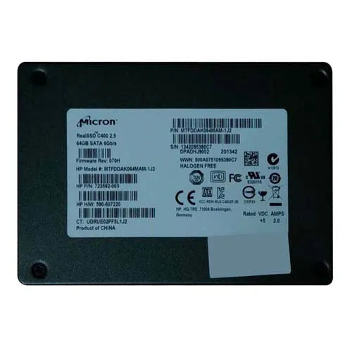 MTFDDAK064MAM-1J2 Micron RealSSD C400 64GB Multi-Level Cell SATA 6Gb/s 2.5-Inch Solid State Drive