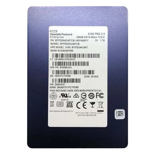 MTFDDAK240TCB Micron 5100 Pro 240GB Triple-Level Cell SATA 6Gb/s Mixed Use 512e 2.5-inch Solid State Drive