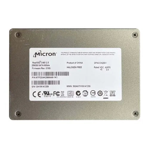 MTFDDAK256MAM-1K1 Micron RealSSD C400 256GB Multi-Level Cell SATA 6Gb/s 2.5-Inch Solid State Drive