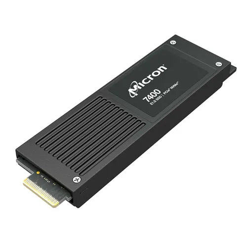 MTFDKBZ960TDZ1AZ15AB Micron 7400 PRO Series 960GB Triple-Level Cell PCI Express NVMe 4.0 x4 3D NAND (TCG OPAL Encryption) E1.S Solid State Drive