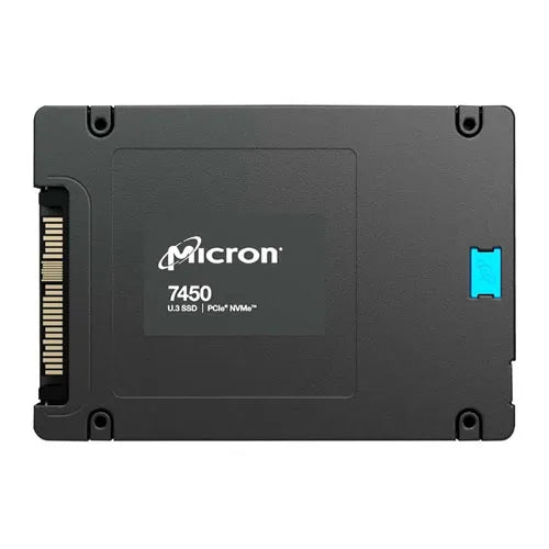 MTFDKCB3T8TFR-1BC1ZABYYR Micron 7450 PRO Series 3.84TB PCI Express NVMe 4.0 x4 Read Intensive U.3 2.5-Inch Solid State Drive