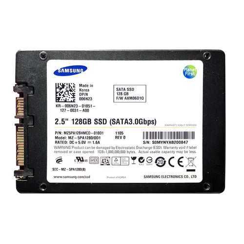 MZ-5PA1280/0D1 Samsung 470 Series 128GB Multi-Level Cell SATA 3Gb/s 2.5 -Inch Solid State Drive