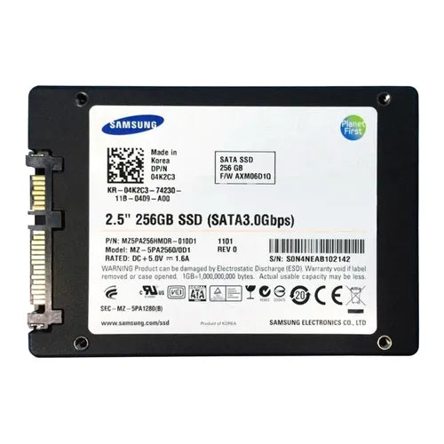 MZ-5PA2560/0D1 Samsung 470 Series 256GB Multi-Level Cell SATA 3Gb/s 2.5 -Inch Solid State Drive