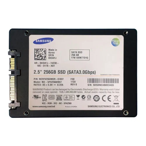MZ-5PA2560/0D7 Samsung 470 Series 256GB Multi-Level Cell SATA 3Gb/s 2.5 -Inch Solid State Drive