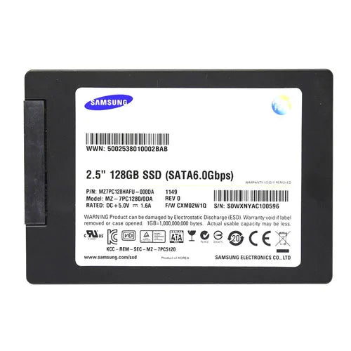 MZ-7PC1280 Samsung PM830 Series 128GB Multi-Level Cell SATA 6Gb/s 2.5-Inch Solid State Drive