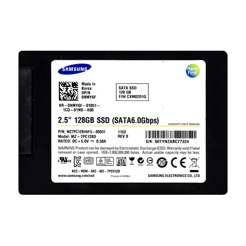MZ-7PC128D/AM Samsung 830 Series 128GB Multi-Level Cell SATA 6Gb/s 2.5-Inch Solid State Drive