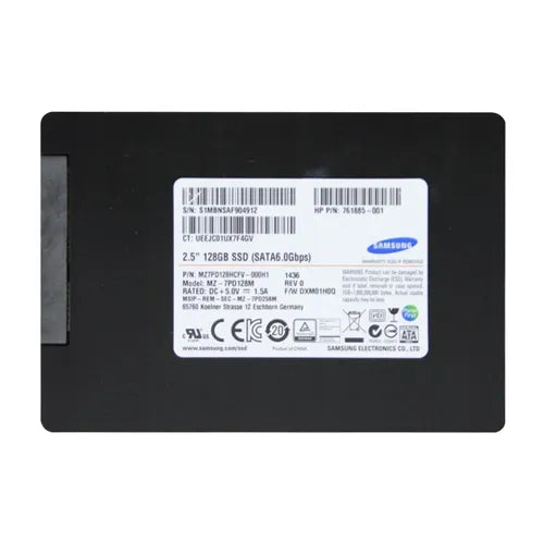MZ-7PD128M Samsung SM841n Series 128GB Multi-Level Cell SATA 6Gb/s 2.5-Inch Solid State Drive