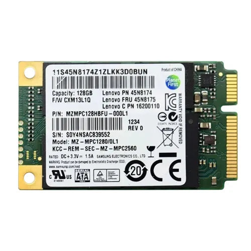 MZ-MPC1280/0L1 Samsung PM830 Series 128GB Multi-Level Cell SATA 6Gb/s mSATA Solid State Drive