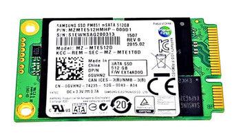 Samsung - MZ-MTD5120D - Ssd M.2 mSATA 512GB 2242In 5400Rpm Mz Mtd5120 5Mm