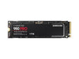 Samsung - MZ-V8P1T0B - 980 PRO Series 1TB TLC PCI Express 4.0 x4 NVMe (AES-256 / TCG Opal 2.0) M.2 2280 Internal Solid State Drive (SSD)