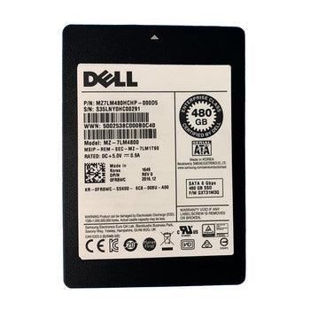 Dell - MZ7LM480HCHP-000D5 - 480GB TLC SATA 6Gbps Read Intensive (AES-256 / PLP) 2.5-inch Internal Solid State Drive (SSD)