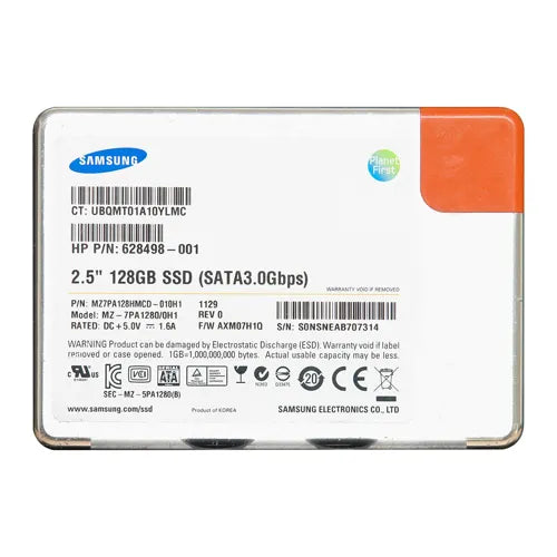 MZ7PA128HMCD-010H1 Samsung PM810 Series 128GB Multi-Level Cell SATA 3Gb/s 2.5-Inch Solid State Drive
