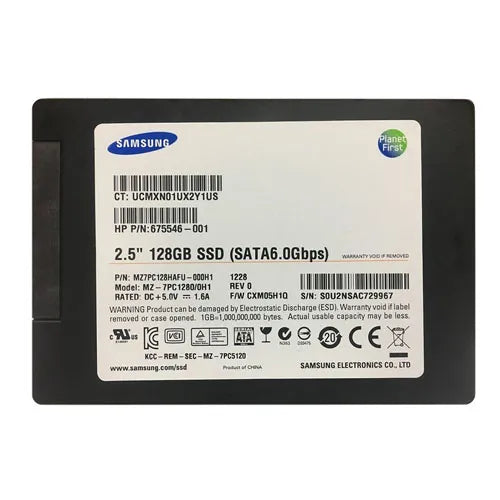 MZ7PC128HAFU-000H1 Samsung PM830 Series 128GB Multi-Level Cell SATA 6Gb/s 2.5-Inch Solid State Drive