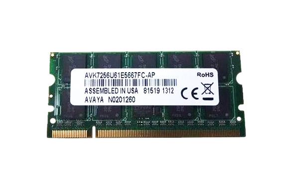 N0201260 Nortel DDR2 SDRAM PC2-5300 667Mhz CL5 ECC SOCDIMM Memory Upgrade for NTDW53 NTDW54 (Refurbished)