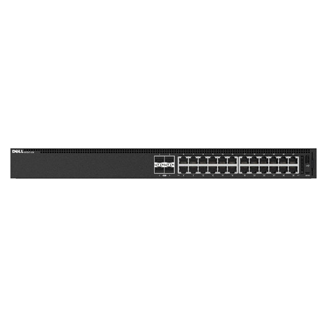 210-AJIS - Dell PowerSwitch N1100 Series N1124T-ON 24 x Ports 10/100/1000Base-T + 4 x SFP+ Ports Layer2 Managed 1U Rack-mountable Gigabit Ethernet Network Switch