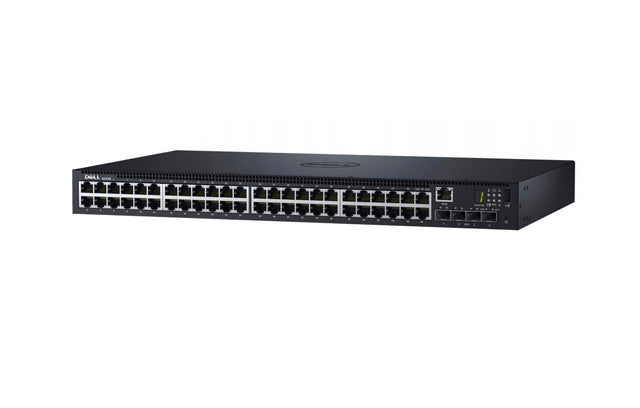0V143P - Dell PowerSwitch N1500 Series N1548 48 x Ports 10/100/1000Base-T + 4 x SFP+ Ports Layer3 Managed 1U Rack-mountable Gigabit Ethernet Network Switch