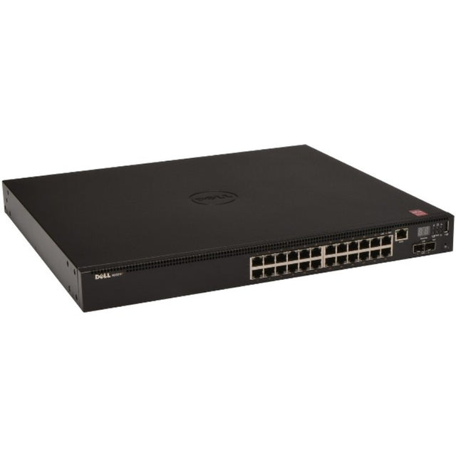 210-ABNW - Dell Networking N2024P 24-Ports 1000Base-T PoE+ + 2-Ports 10G Ethernet SFP+ Rack-Mountable 1U Layer2 Managed Gigabit Ethernet Network Switch
