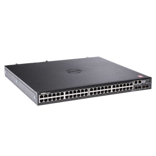 463-7709 - Dell PowerSwitch N3000 Series N3048 48 x Ports 10/100/1000Base-T + 2 x SFP+ Ports + 2 x Combo SFP Ports 1000Base-T Layer 3 Managed 1U Rack-mountable Gigabit Ethernet Network Switch