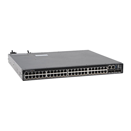 N3248PXE-ONF Dell PowerSwitch N3200-ON Series N3248PXE-ON 48 x RJ-45 Ports PoE+ 10GBase-T + 4 x SFP28 Ports + 2 x QSFP28 Ports Layer 3 Managed 1U Rack-Mountable Gigabit Ethernet Network Switch