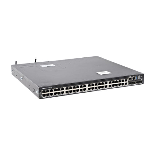 N3248TE-OS10R Dell PowerSwitch N3200-ON Series N3248TE-ON 48 x RJ-45 Ports 10/100/1000Base-T + 4 x SFP28 Ports + 2 x QSFP28 Ports Layer 3 Managed 1U Rack-mountable Back-To-Front Airflow Gigabit Ethernet Network Switch