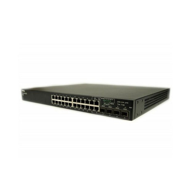 0N4936 - Dell PowerConnect 6200 Series 6224P 24 x Ports PoE 1000Base-T + 4 x Shared SFP Combo Ports Layer3 Managed 1U Rack-mountable Gigabit Ethernet Network Switch
