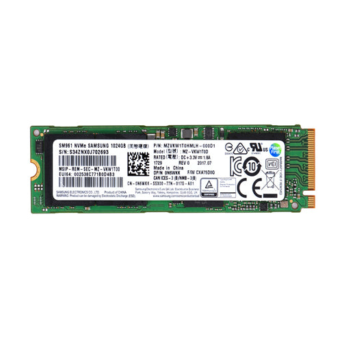 N6WKK Dell 1TB Multi-Level Cell PCI Express NVMe 3.0 x4 M.2 2280 Solid State Drive