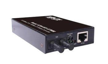 Tripp Lite - N784-H01-STMM - Media Converter - 1 x Network (RJ-45) - 1 x ST Ports - DuplexST Port - Multi-mode - Fast Ethernet - 10/100Base-TX 100Base-FX - Wall Mountable DIN Rail