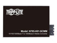 Tripp Lite - N785-H01-SCMM - Media Converter - 1 x Network (RJ-45) - 1 x SC Ports - DuplexSC Port - Multi-mode - Gigabit Ethernet - 10/100/1000Base-T 1000Base-X - Wall Mountable DIN Rail