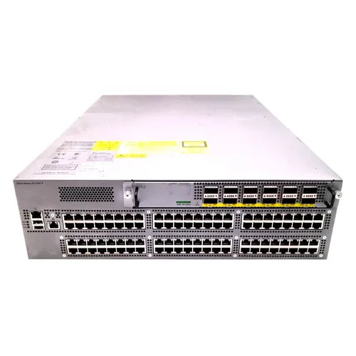 N9K-C93128TX Cisco Nexus 9000 Series 93128TX 96 x Ports 10GBase-T + 8 x QSFP+ Ports Layer 3 Managed 2U Rack-mountable Gigabit Ethernet Network Switch