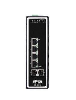 Tripp Lite - NGI-M04C2 - Ethernet Switch - 4 Ports - Manageable - Gigabit Ethernet - 10/100/1000Base-T 100Base-FX 1000Base-X 1000Base-SX/LX - TAA Compliant - 2 Layer Supported - Modular - 2 SFP Slots
