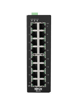Tripp Lite - NGI-S16 - Ethernet Switch - 16 Ports - Manageable - Gigabit Ethernet - 10/100/1000Base-T - TAA Compliant - 2 Layer Supported - 12 W Power Consumption - Twisted Pair - DIN Rail Mountable - 3